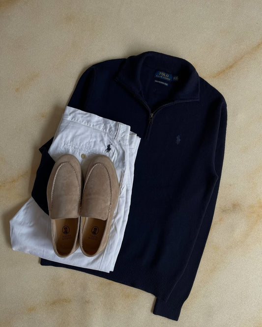 Halfzip Ralph Lauren - Navy&amp;Gray