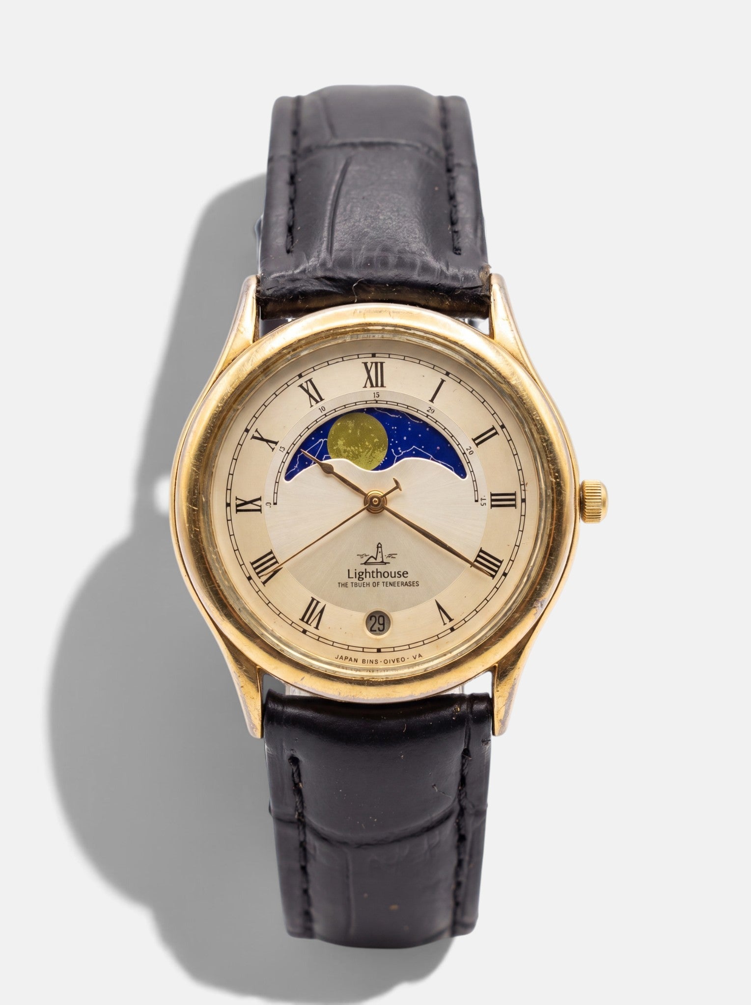 שעון וינטג׳ Lighthouse Moonphase
