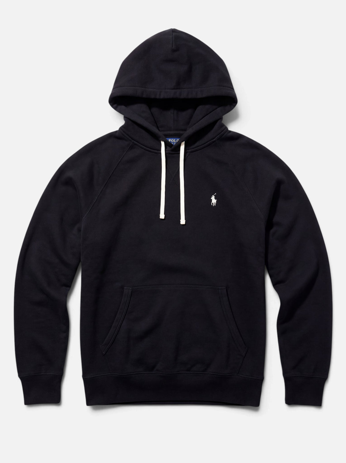 קפוצ׳ון שחור לנשים לוגו לבן Polo Ralph Lauren