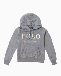 RL Grey Hoodie & White Logo (S)