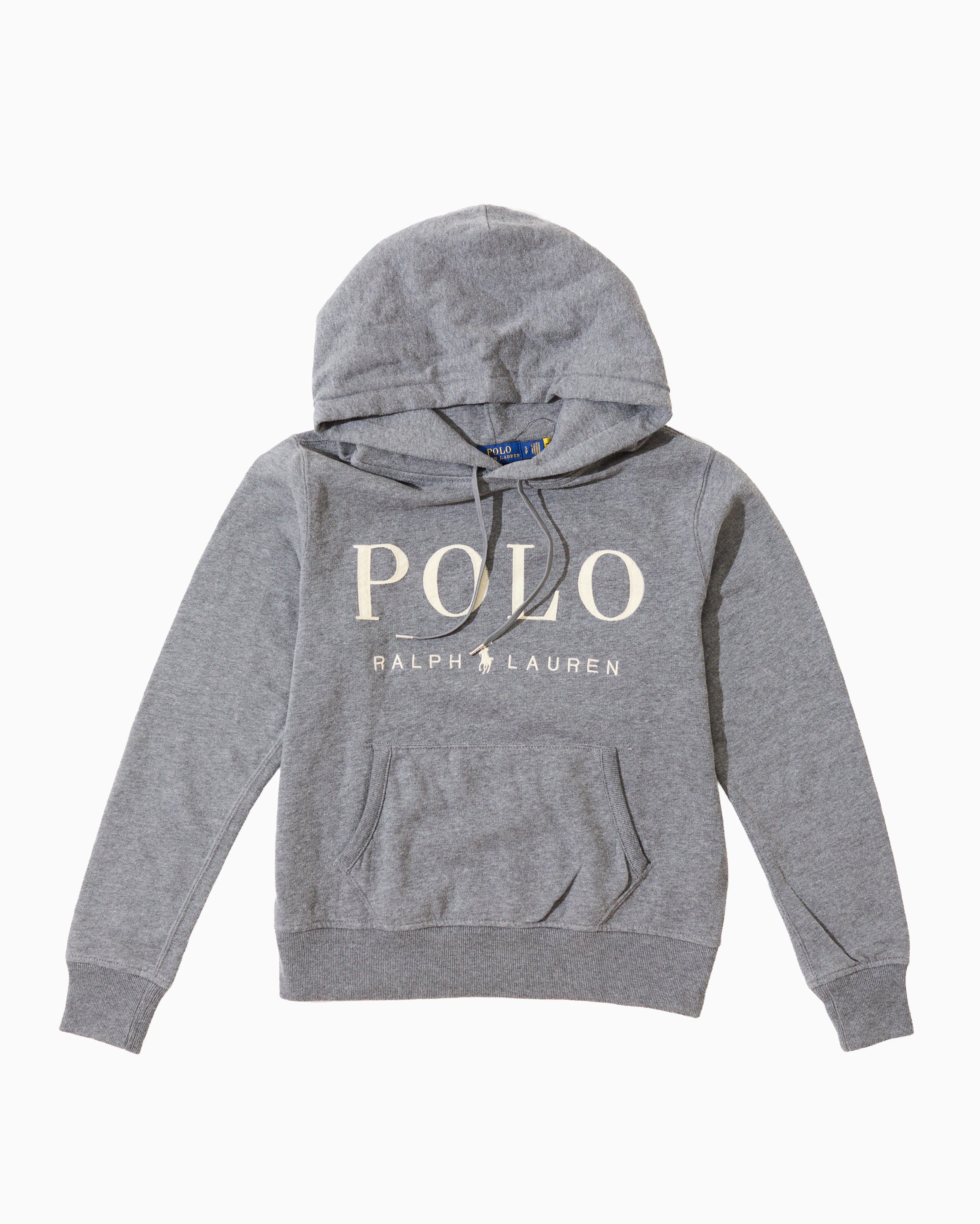 RL Grey Hoodie & White Logo (S)