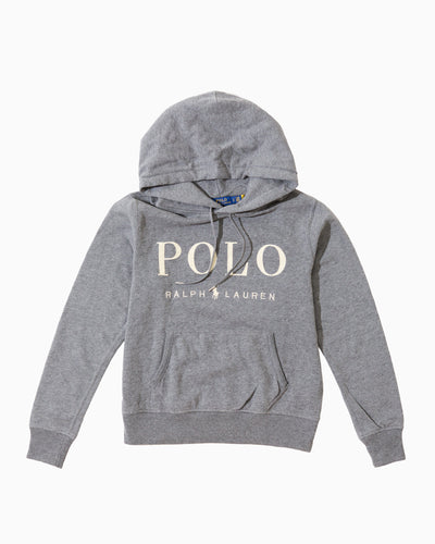 RL Grey Hoodie & White Logo (S)