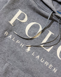 RL Grey Hoodie & White Logo (S)