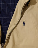 RL Beige Harrington Jacket &Navy Logo (M)