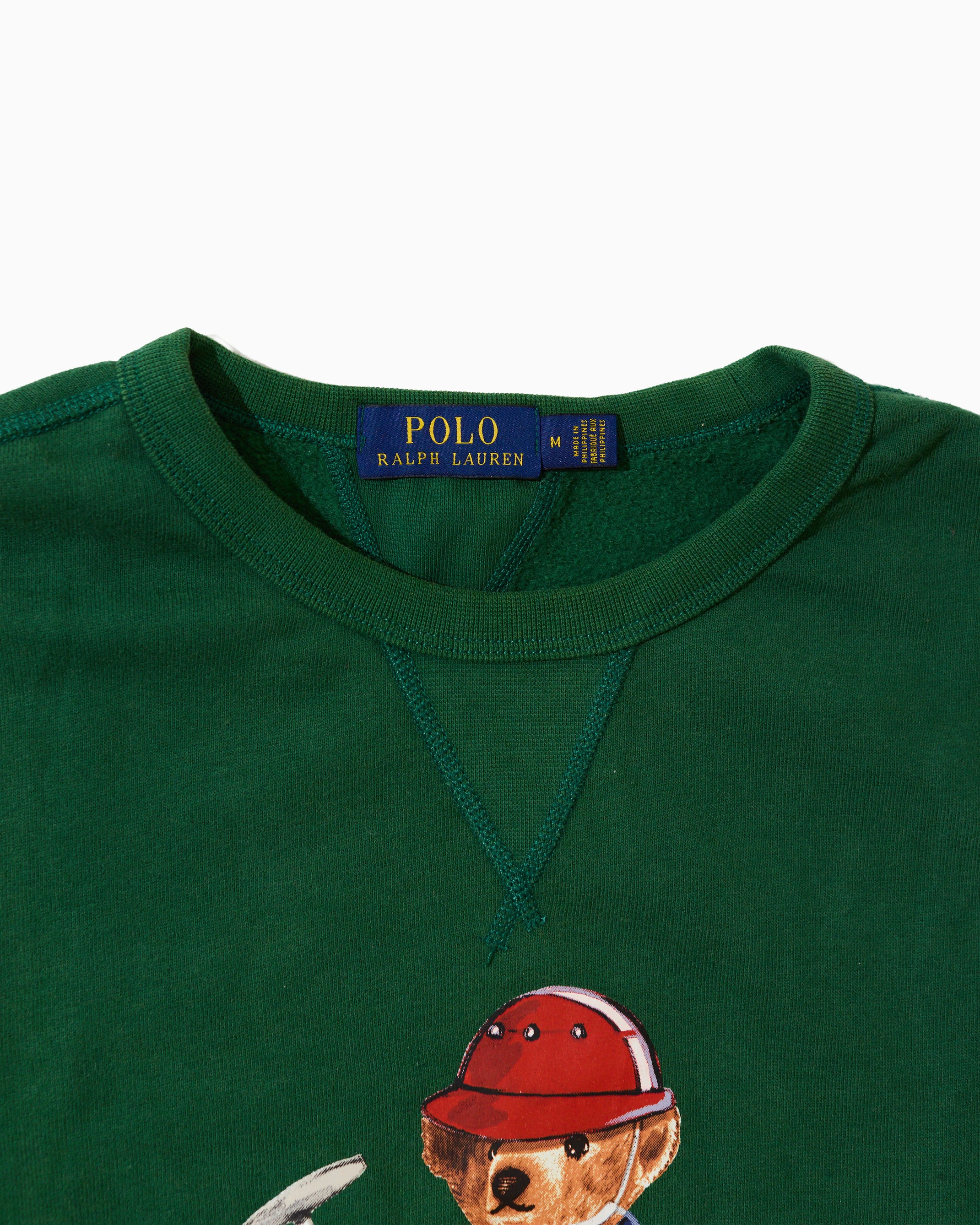 RL Green Polo Bear Sweatshirt (M)